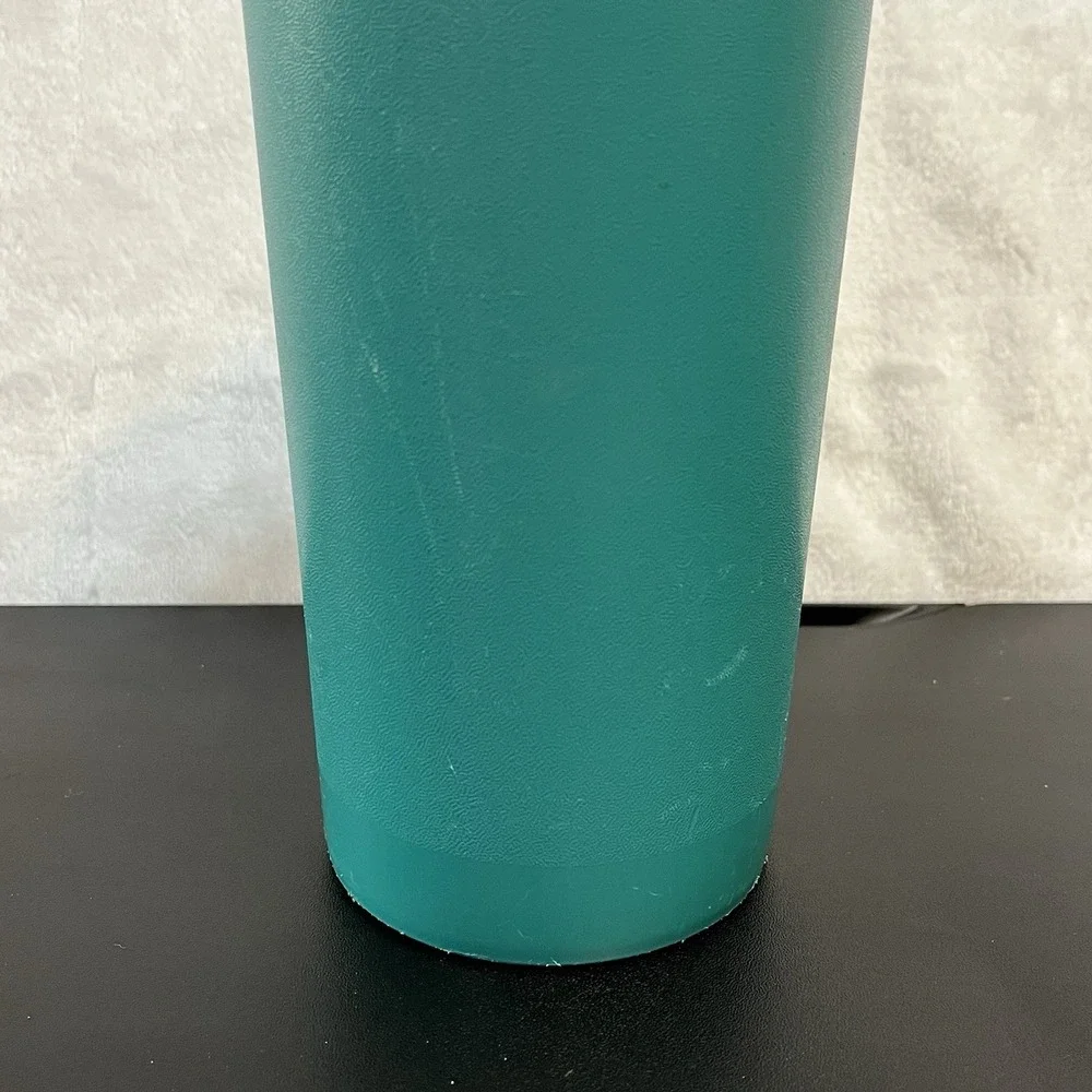 VTG Tupperware Round #563-8 Beverage Pitcher Flip-top Lid A-Tab Teal Green